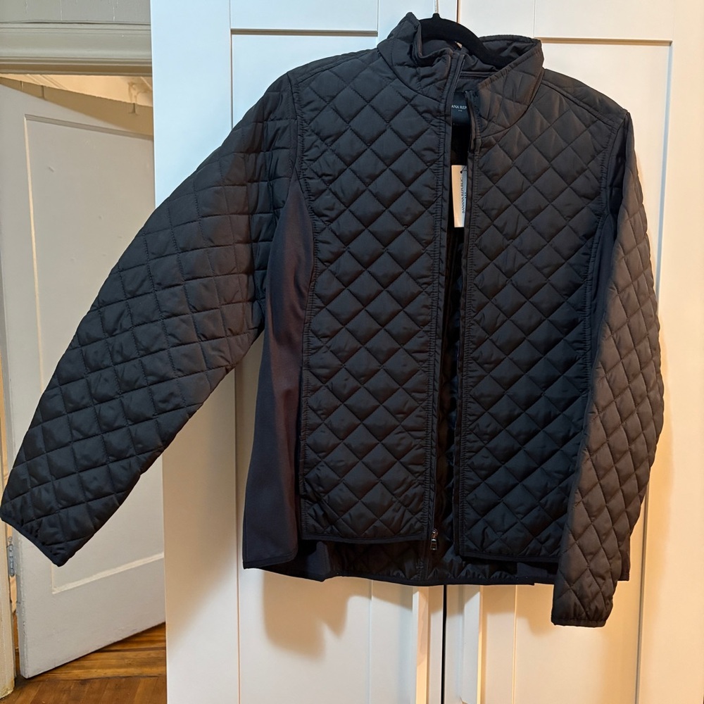 Banana - Quilted Mixed Media Jacket